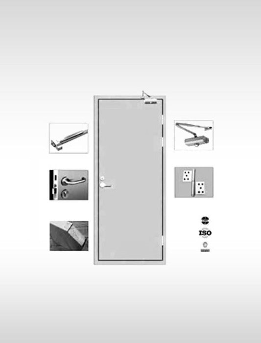 Fire-resistant Emergency Door / National (98 cm * 210 cm, 20 cm ring)