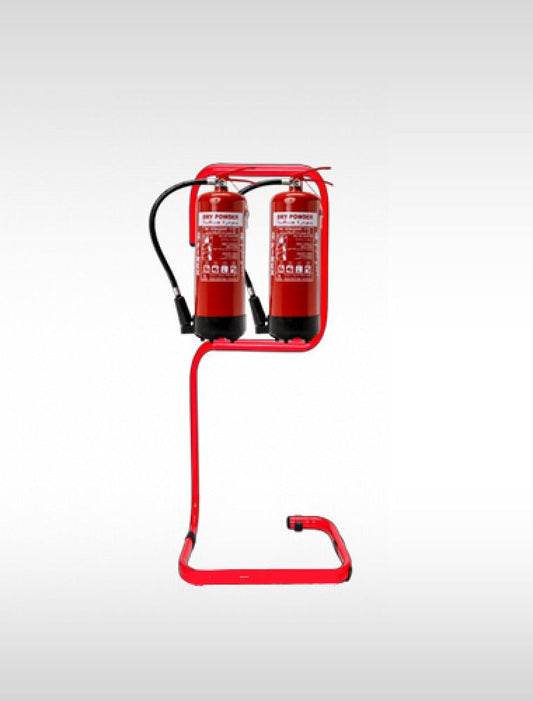 6kg Powder Fire Extinguisher Holder - Double
